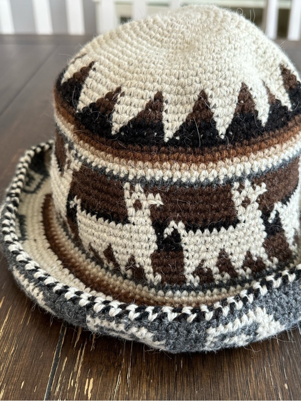 Handmade alpaca hat - Picture 6 of 10